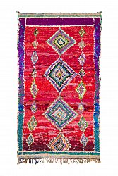 Marokkolainen Kilim matto Boucherouite 265 x 145 cm