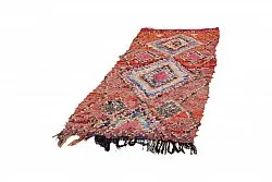 Marokkolainen Kilim matto Boucherouite 245 x 105 cm