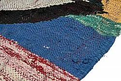 Marokkolainen Kilim matto Boucherouite 140 x 305 cm