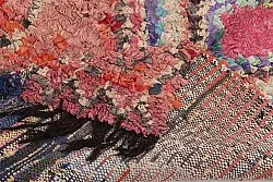 Marokkolainen Kilim matto Boucherouite 245 x 105 cm