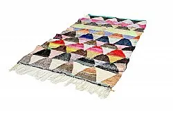 Marokkolainen Kilim matto Boucherouite 145 x 270 cm
