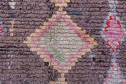 Marokkolainen Kilim matto Boucherouite 265 x 125 cm