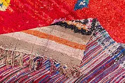 Marokkolainen Kilim matto Boucherouite 170 x 135 cm