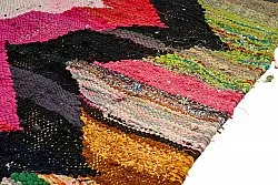 Marokkolainen Kilim matto Boucherouite 135 x 305 cm