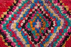 Marokkolainen Kilim matto Boucherouite 290 x 140 cm