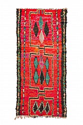 Marockansk Boucherouite-matta 250 x 115 cm