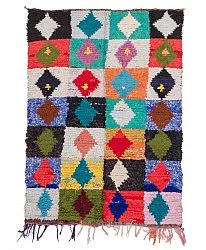 Marokkolainen Kilim matto Boucherouite 200 x 140 cm