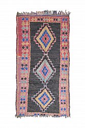 Marokkansk berber tæppe Boucherouite 255 x 130 cm