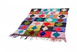 Marokkolainen Kilim matto Boucherouite 200 x 140 cm