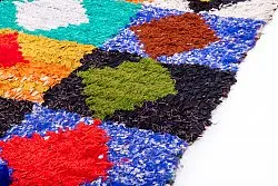 Marokkolainen Kilim matto Boucherouite 200 x 140 cm