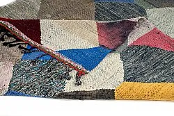 Marokkolainen Kilim matto Boucherouite 145 x 300 cm
