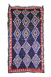 Marokkolainen Kilim matto Boucherouite 265 x 140 cm