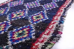 Marokkolainen Kilim matto Boucherouite 265 x 140 cm