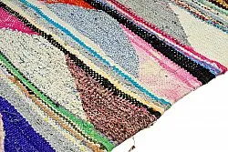Marokkolainen Kilim matto Boucherouite 145 x 250 cm