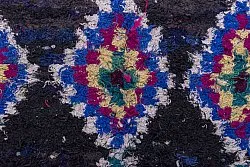 Marokkolainen Kilim matto Boucherouite 265 x 140 cm