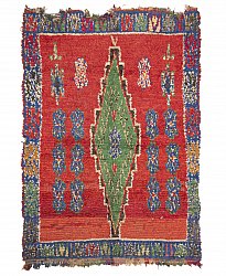 Marokkolainen Kilim matto Boucherouite 290 x 155 cm