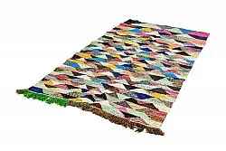 Marokkolainen Kilim matto Boucherouite 125 x 225 cm