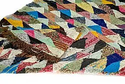 Marokkolainen Kilim matto Boucherouite 125 x 225 cm