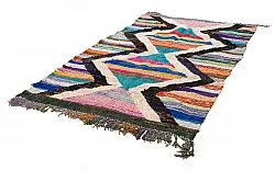 Marokkolainen Kilim matto Boucherouite 135 x 245 cm