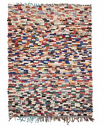 Marokkolainen Kilim matto Boucherouite 225 x 170 cm