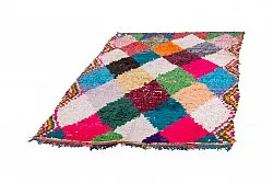 Marokkolainen Kilim matto Boucherouite 230 x 145 cm