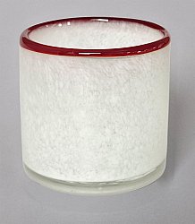 Kynttilänjalka S - Harmony (valkoinen/punainen)