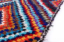 Marokkolainen Kilim matto Boucherouite 210 x 140 cm