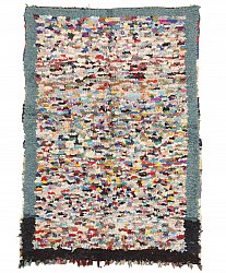 Marokkolainen Kilim matto Boucherouite 185 x 130 cm