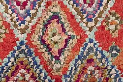 Marokkolainen Kilim matto Boucherouite 285 x 100 cm