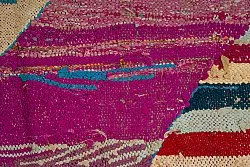 Marokkolainen Kilim matto Boucherouite 135 x 245 cm