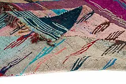 Marokkolainen Kilim matto Boucherouite 135 x 245 cm