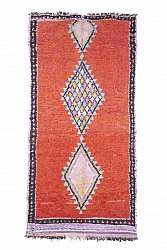 Marokkolainen Kilim matto Boucherouite 365 x 175 cm