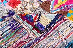 Marokkolainen Kilim matto Boucherouite 195 x 150 cm