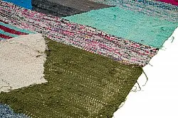 Marokkolainen Kilim matto Boucherouite 145 x 250 cm