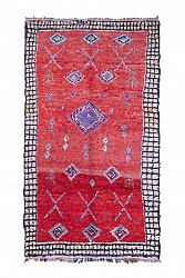 Marokkolainen Kilim matto Boucherouite 340 x 190 cm