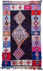 Marokkolainen Kilim matto Boucherouite 250 x 145 cm