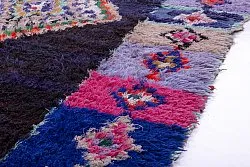 Marokkolainen Kilim matto Boucherouite 250 x 145 cm