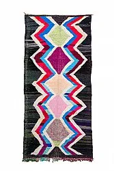 Marokkolainen Kilim matto Boucherouite 150 x 315 cm
