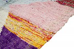 Marokkolainen Kilim matto Boucherouite 140 x 255 cm