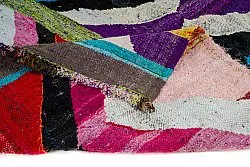 Marokkolainen Kilim matto Boucherouite 140 x 255 cm