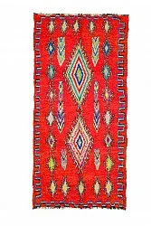 Marokkolainen Kilim matto Boucherouite 285 x 135 cm