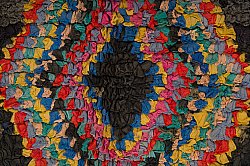 Marokkolainen Kilim matto Boucherouite 285 x 120 cm