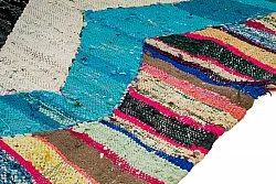 Marokkolainen Kilim matto Boucherouite 140 x 255 cm