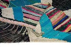 Marokkolainen Kilim matto Boucherouite 140 x 255 cm