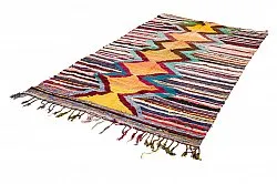 Marokkolainen Kilim matto Boucherouite 150 x 285 cm
