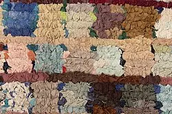 Marokkolainen Kilim matto Boucherouite 205 x 115 cm