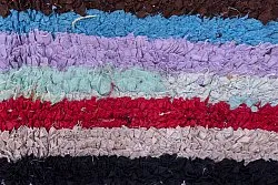 Marokkolainen Kilim matto Boucherouite 280 x 110 cm