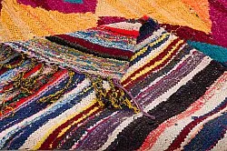 Marokkolainen Kilim matto Boucherouite 150 x 285 cm