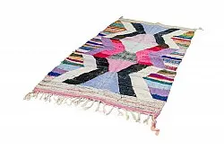 Marokkolainen Kilim matto Boucherouite 130 x 225 cm