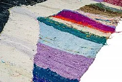 Marokkolainen Kilim matto Boucherouite 130 x 225 cm